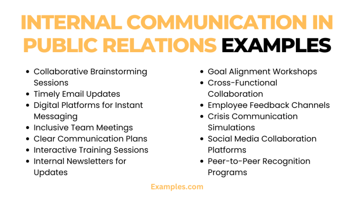 14+ Internal Communication in Public Relations Examples